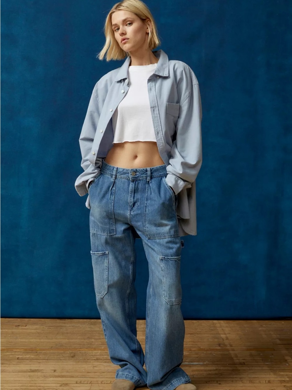 Urban Outfitters BDG Julian Wide-Leg Cargo Jean 27